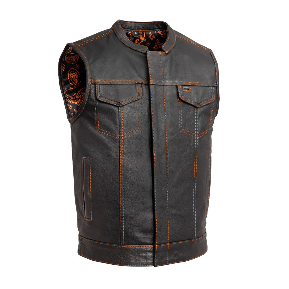 quui felt leather vest ベスト FIM694PM_ORANGE_0000_1_1b4743f