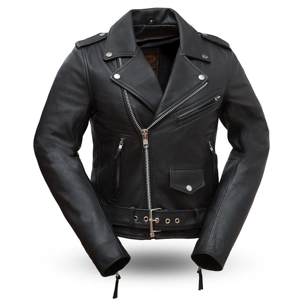 Rockstar Women's Motorcycle Leather Jacket – Biker's Outfitters